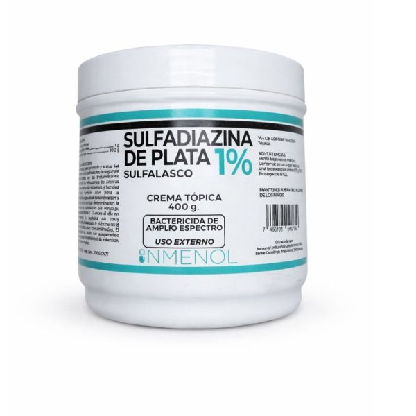 Sulfadiazina de plata 1% Frasco